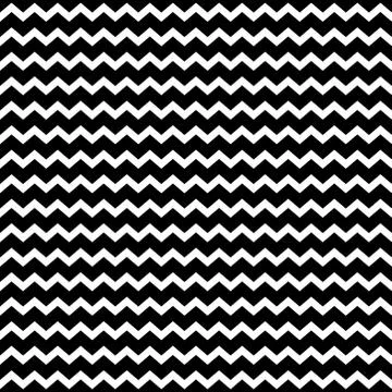 Black zigzag seamless pattern Stock Illustration