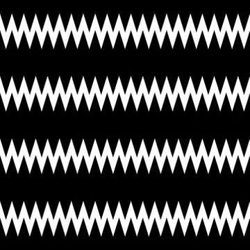 Black zigzag seamless pattern Stock-Illustration