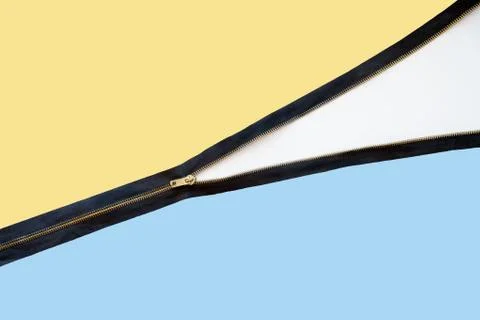 Black zipper Stock Photos