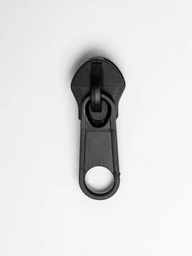 Black zipper pull single variant three 写真素材
