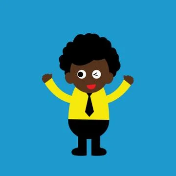 Blackamoor vector cartoon Stock Illustration