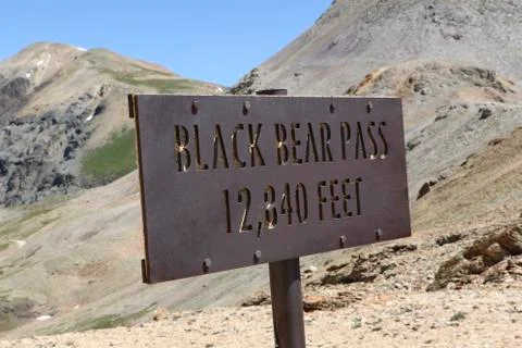 BlackBearSign Stock Photos