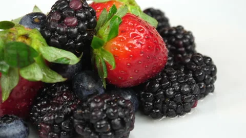 Blackberries Stock Footage 232911322