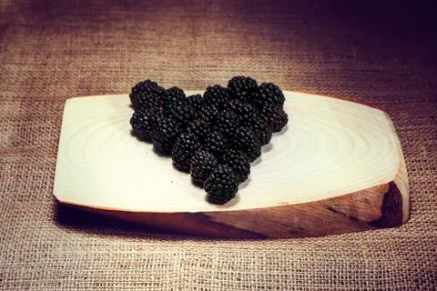Blackberry elegant view Foto stock