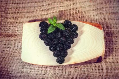 Blackberry elegant view Fotos Stock