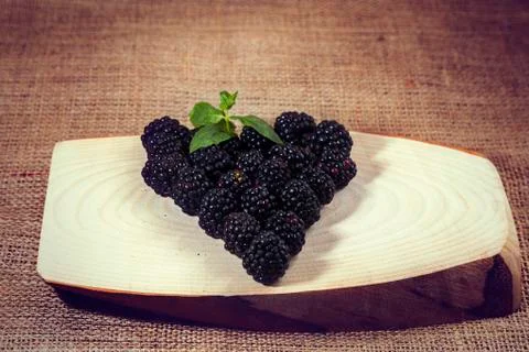 Blackberry elegant view Foto stock