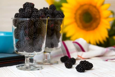 Blackberry fruit Stock Photos