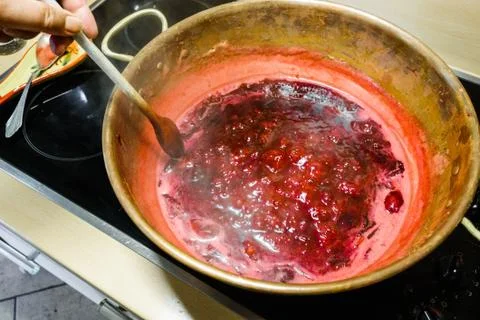 Blackberry jam Stock Photos