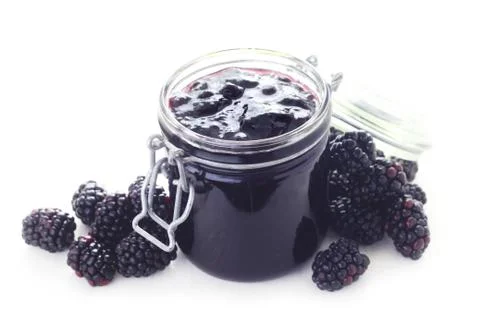 Blackberry Jam Stock Photos