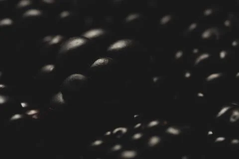 Blackberry Macro close up Stock Photos