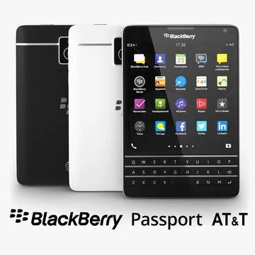 Blackberry Passport AT&T 3D Model