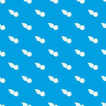 Blackberry pattern seamless blue 스톡 일러스트