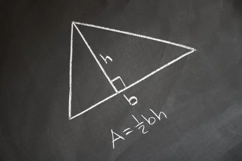 Blackboard and equations Stock Photos
