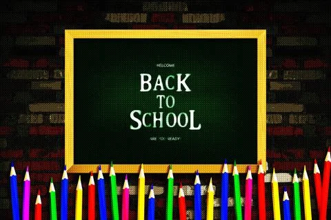 Blackboard on the background Stock Illustration
