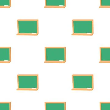 Blackboard with chalk pattern seamless vector Illustrazione stock