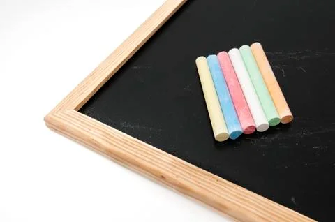 Blackboard with chalk 写真素材