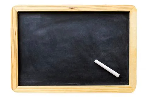 Blackboard with chalk Stock Photos