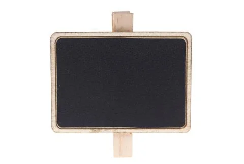 Blackboard / chalkboard texture. empty blank black chalkboard isolated on whi Stock Photos