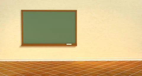 Blackboard in the classroom Stock Illustration