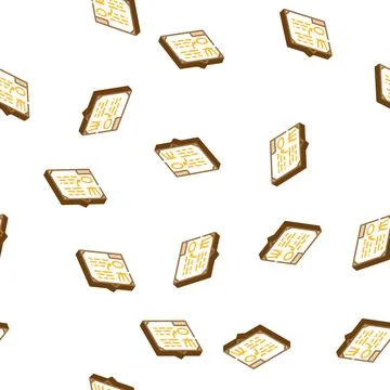 Blackboard of classroom isometric icon seamless pattern Stockillustratie