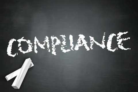 Blackboard compliance Ilustração Stock