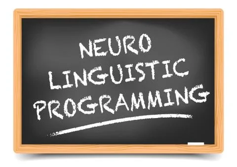 Blackboard Concept NLP Stock Illustration