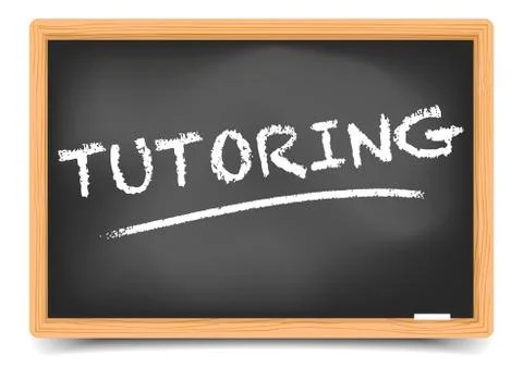 Blackboard Concept Tutoring Stock Illustration