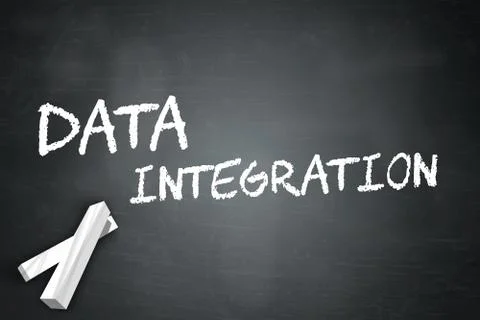 Blackboard Data Integration Stock Illustration