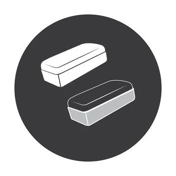 Blackboard eraser icon Stock Illustration