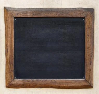 Blackboard frame old Stock Photos