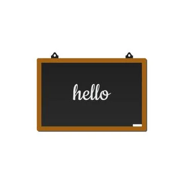 Blackboard graphic design template Stock Illustration