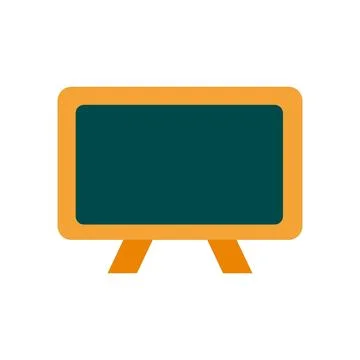 Blackboard icon. School education learning and knowledge theme. Stock Illustration