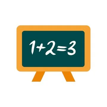 Blackboard icon. School education learning and knowledge theme. Stock Illustration