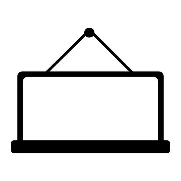 Blackboard icon vector Stock Illustration