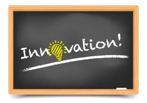 Blackboard innovation Stock Illustration