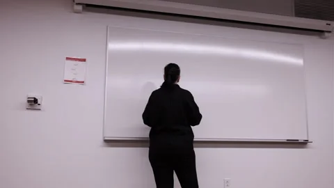 Blackboard Instructor Stock Footage 322907072