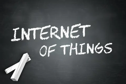 Blackboard Internet Of Things Stock Illustration