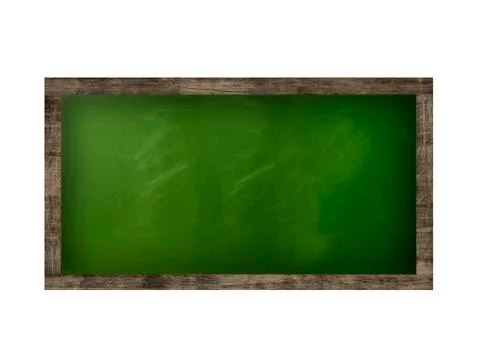 Blackboard isolated on white Stock Photos