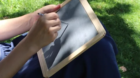 Blackboard in the Lap 動画素材 52905292