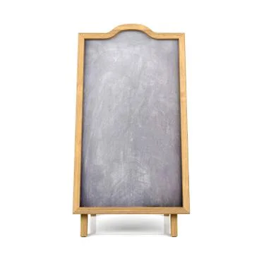 Blackboard menu isolated on white background Stock Illustration