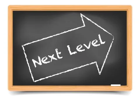Blackboard Next Level Stock Illustration