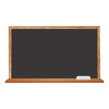 Blackboard or chalkboard vector art illustration Stock Illustration