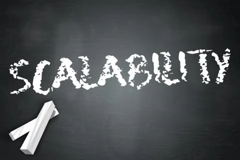 Blackboard scalability イラスト素材