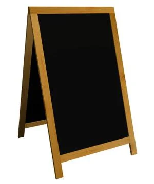 Blackboard sign Stock Illustration