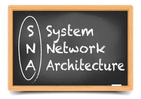Blackboard SNA Stock Illustration