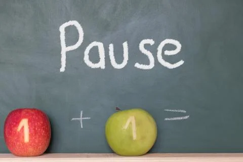 A blackboard with a text for enrollment Foto stock