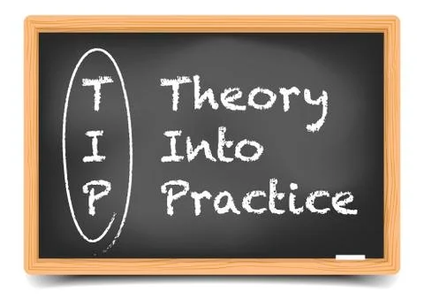 Blackboard TIP Stock-Illustration
