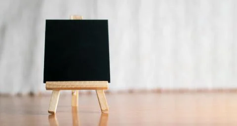 Blackboard on tripod Stock Photos
