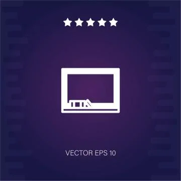 Blackboard vector icon Stock Illustration