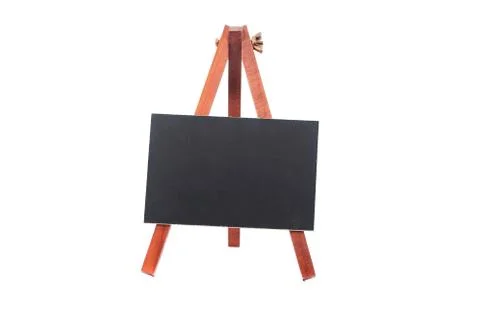 Blackboard on the white background Stock Photos